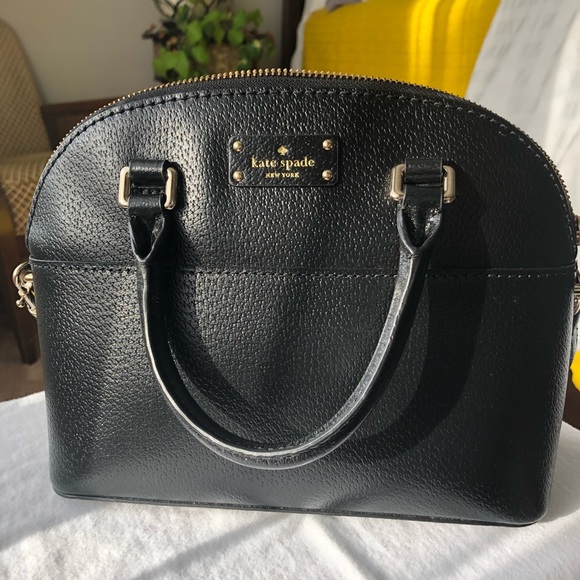 kate spade Handbags - Kate Spade Mini Carli Satchel Crossbody - Black